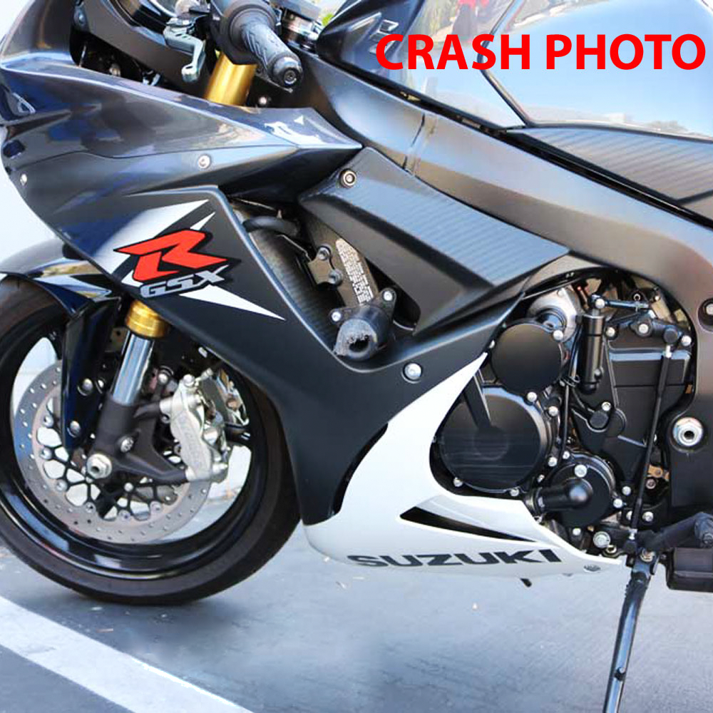 Shogun Motorsports Black Frame Sliders for Suzuki GSX-R Models (Part No. 750-5459)