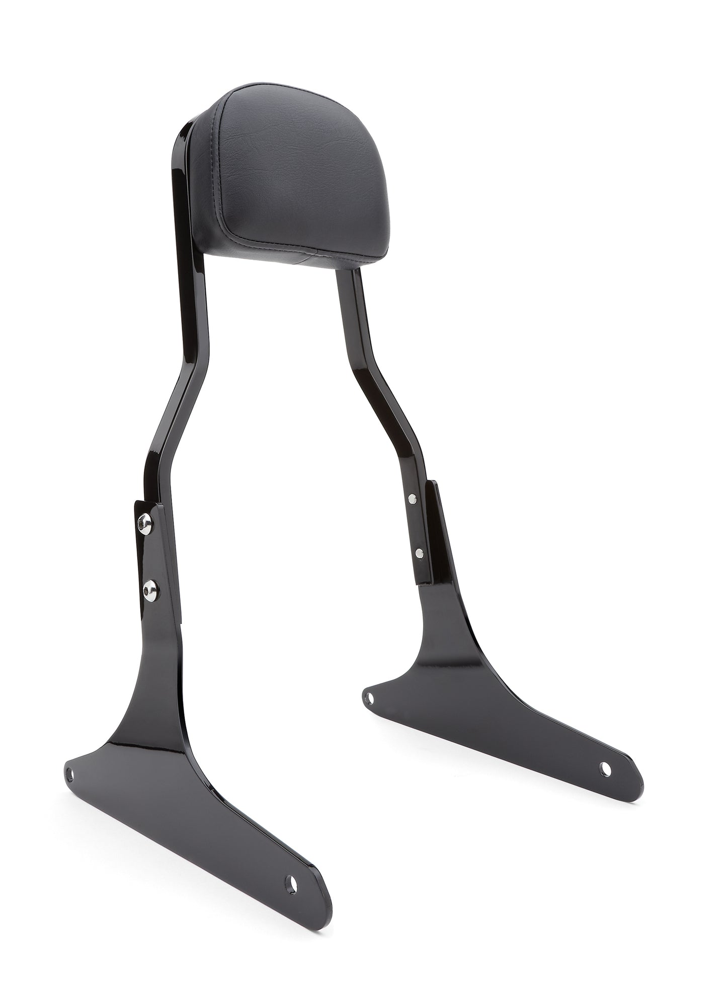 COBRA Short Sissy Bar Black for Harley FLST 2007-2017 – Durable Backrest and Storage Option