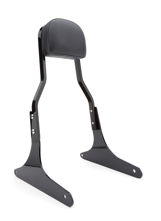 COBRA Short Sissy Bar Black for Harley FLST 2007-2017 – Durable Backrest and Storage Option