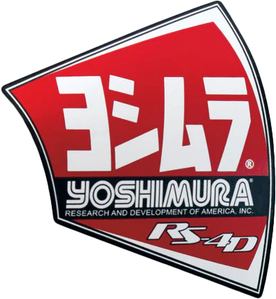YOSHIMURA RS4D-NB002 End Cap Decal Sticker for Street Exhaust Systems