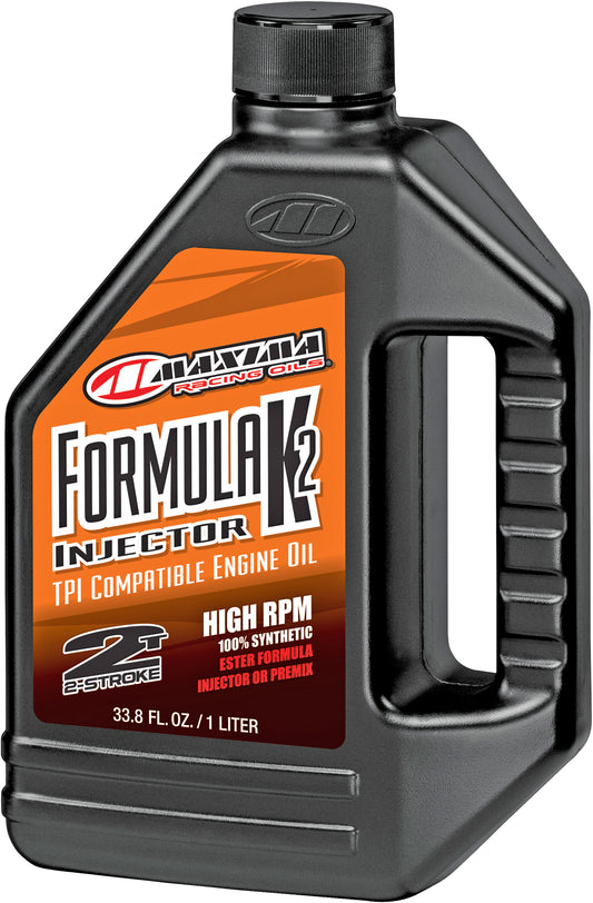 MAXIMA K2 Injector 1L - High-Performance 2-Stroke Engine Oil for Transfer Port Injection Systems