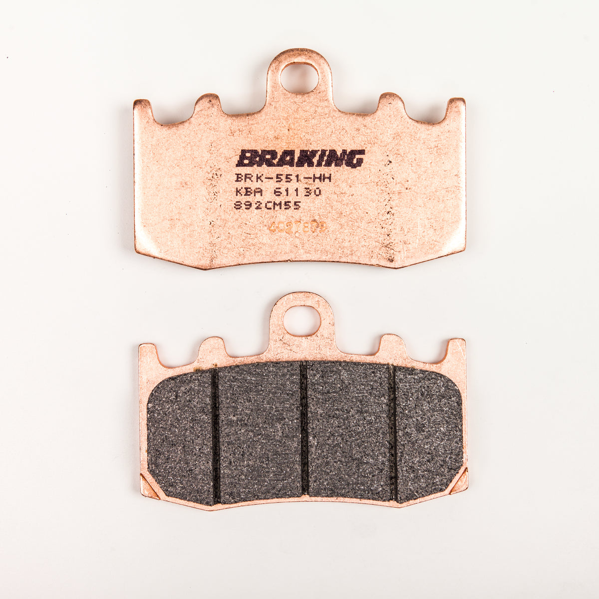 BRAKING Rear Sintered Brake Pad Set for BMW R1200GS and K1300 Models - Part 892CM55
