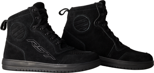RST Women’s HitTop Moto Sneaker CE Black Suede Size 11 – Versatile Street and Riding Footwear