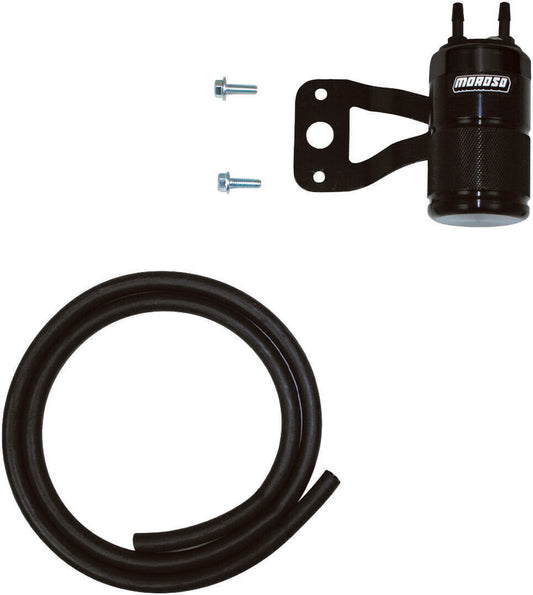 MOROSO Air Oil Separator V Twin Universal Breather System - Black