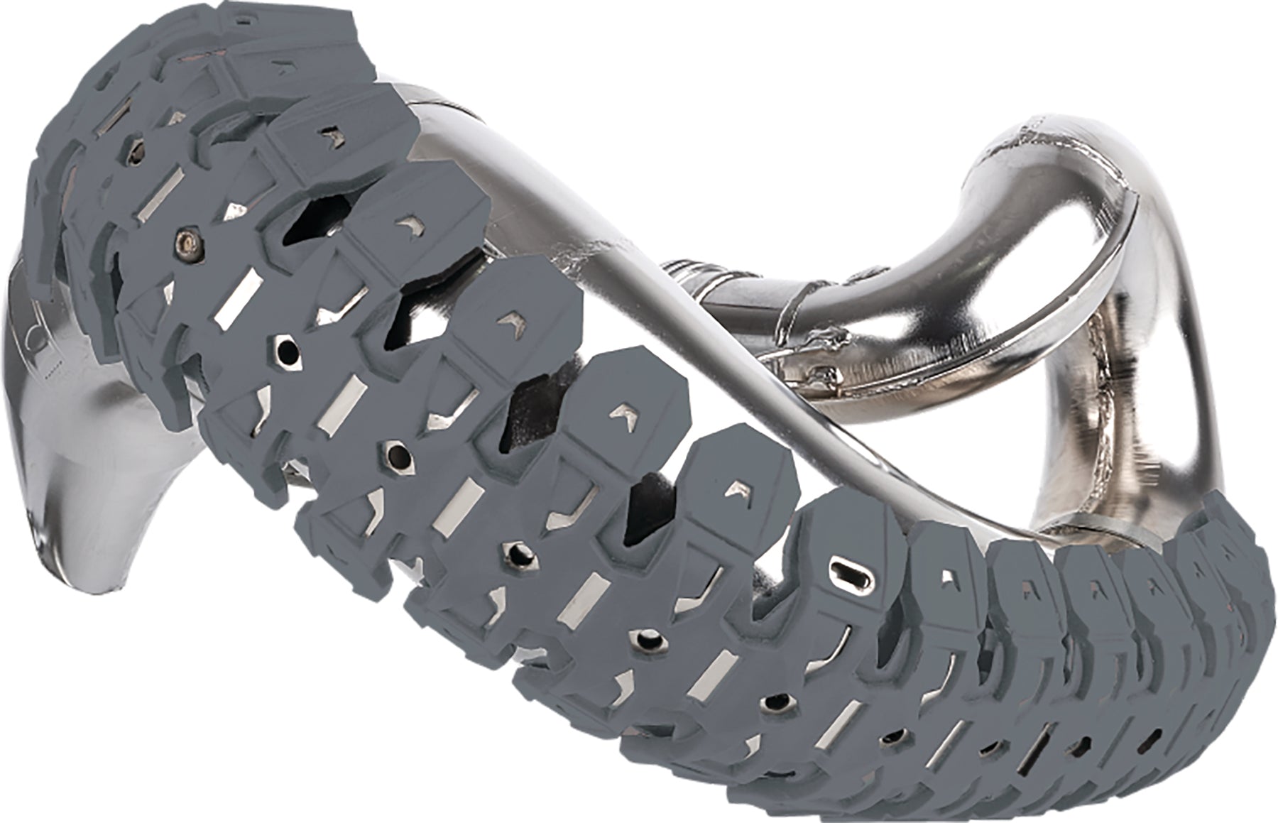 POLISPORT Armadillo Pipe Guard Nardo Grey for Yamaha YZ250X, KTM 150 XC, Husqvarna TX 300 & More