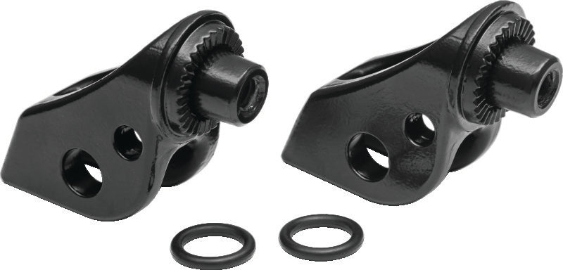 Kuryakyn Splind Peg Adptr Honda Frt Blk