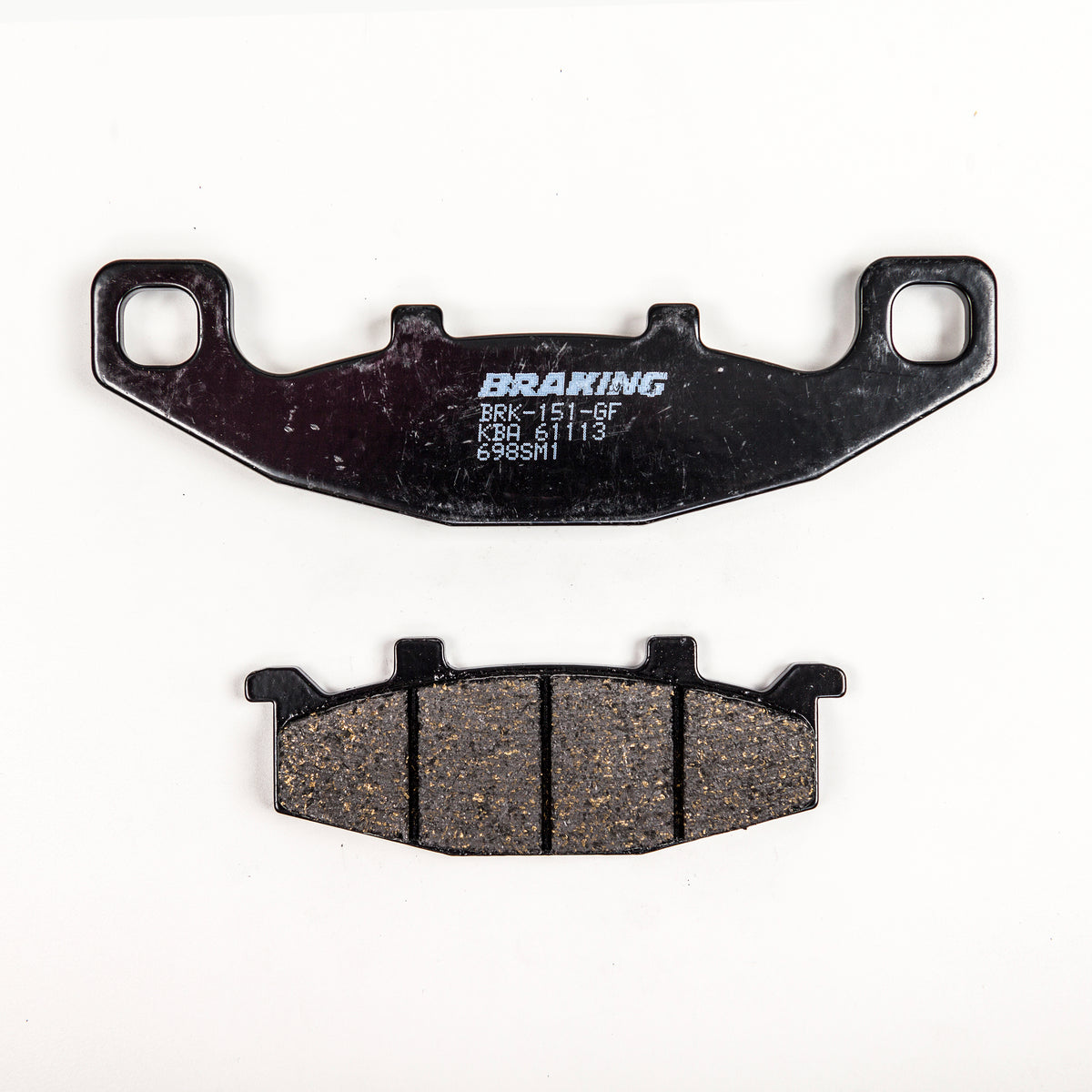 BRAKING Part Number 698SM1 Semi Metallic Brake Pad Set for Kawasaki Ninja 250R