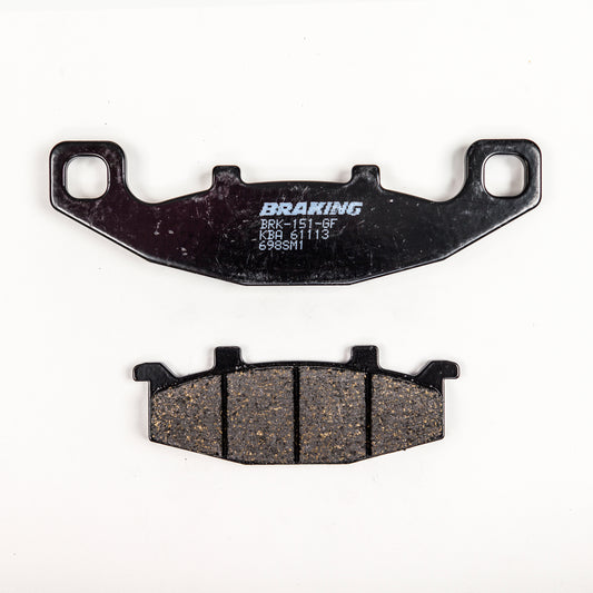 BRAKING Part Number 698SM1 Semi Metallic Brake Pad Set for Kawasaki Ninja 250R
