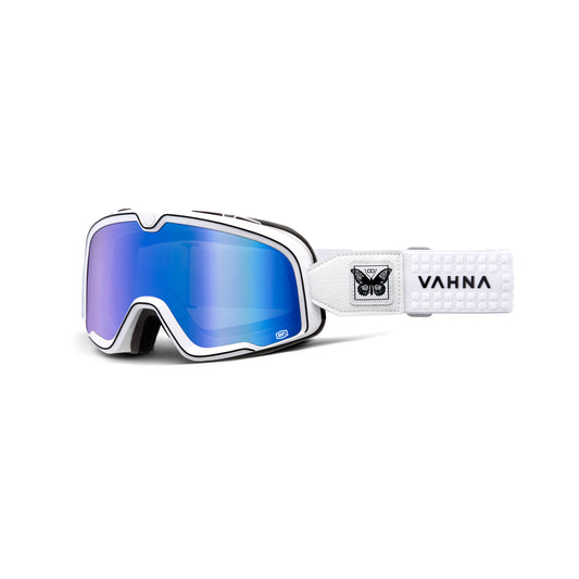 100-Percent Barstow Goggle Vahna 2 with Blue Mirror Lens for Offroad Enthusiasts