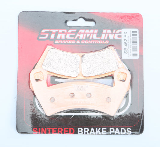 Streamline SB452EX Extreme Duty Brake Pads for ATV/UTV - Heavy-Duty Ceramic Pads for Polaris RZR and ACE Models