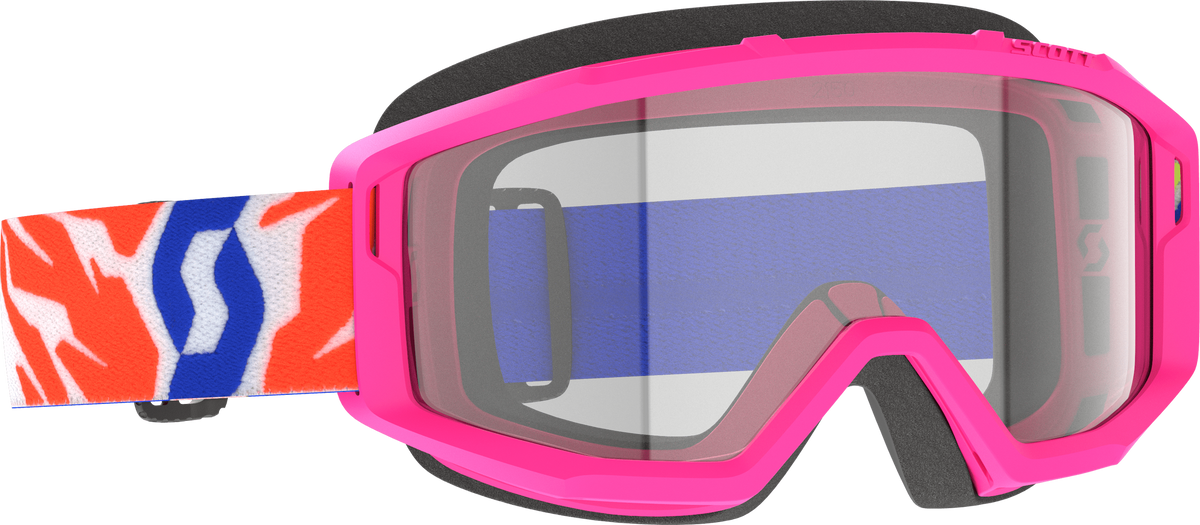 Scott Primal Youth Goggle Pink with Clear Lens for Offroad Off-Road Eyewear