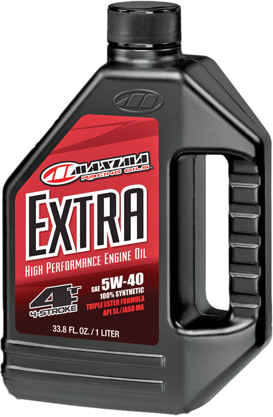 Maxima Extra Motor Oil 4T 5W-40, 1 Liter – High-Performance Synthetic Engine Oil for Motorcycles