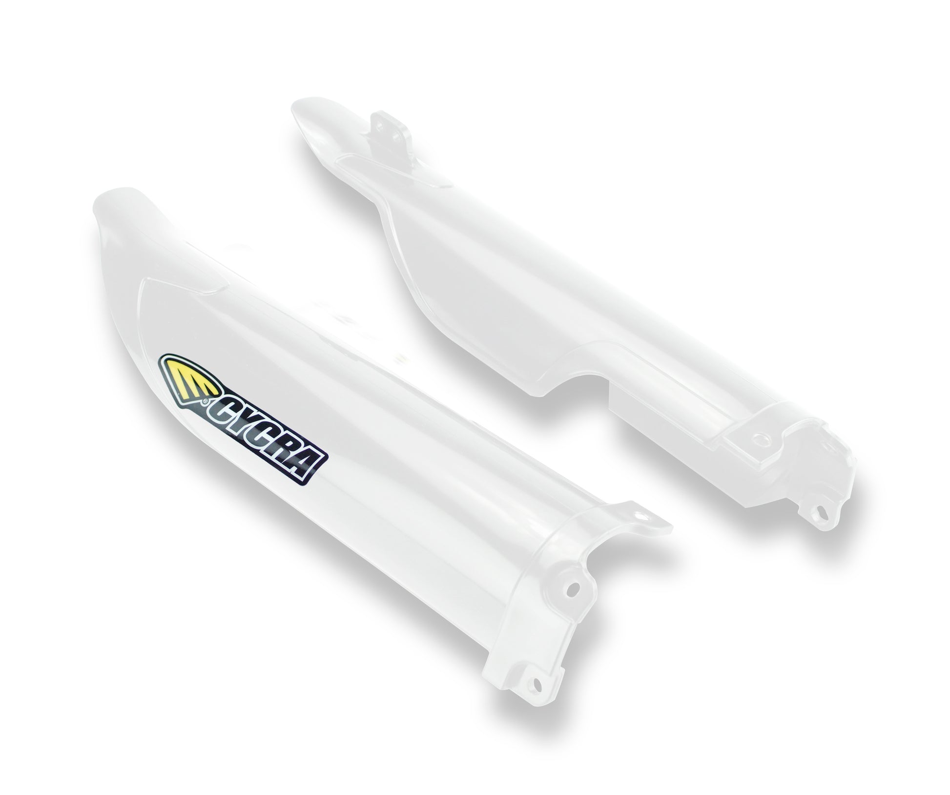 CYCRA Fork Guards White - Replacement Body for Offroad Motorcycles Part 1CYC-6903-42
