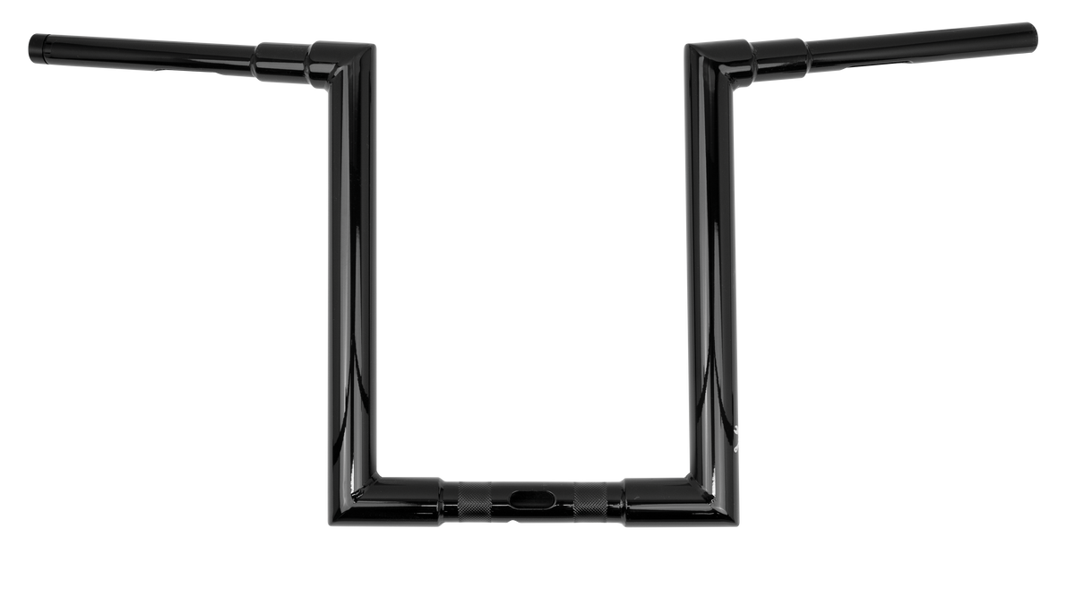 BURLY BRAND Jason 14-Inch Black T-Bar Handlebars for Harley Davidson FLTRX FLTRXS FLTRU Models