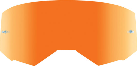 Fly Racing Youth Single Lens with Post - Orange Mirror/Smoke, Offroad Eyewear FLC-023
