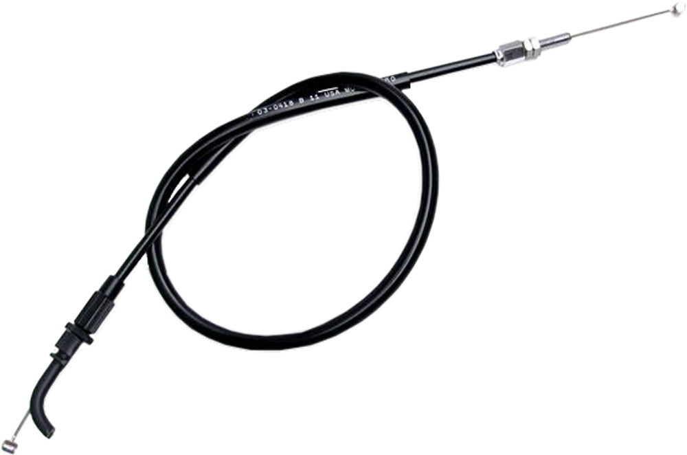 MOTION PRO Black Vinyl Throttle Pull Cable for Kawasaki Ninja 250R (2008-2012)