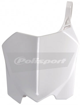 POLISPORT Front Number Plate for Honda CRF450R and CRF250R (White)