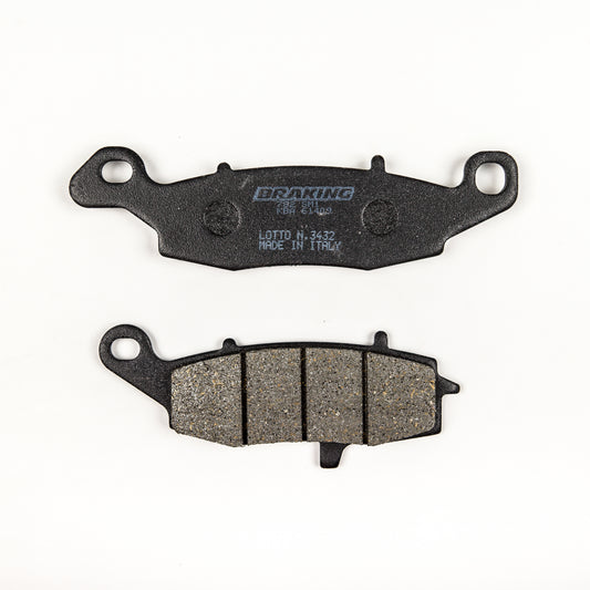 BRAKING Part Number 782SM1 Semi Metallic Brake Pad Set for Kawasaki and Suzuki Motorcycles