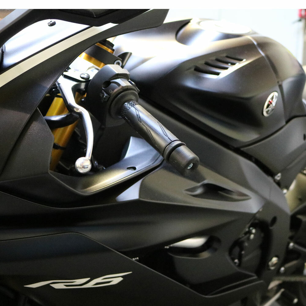 SHOGUN Bar End Sliders Black for Yamaha YZF-R6 (2017-2021)