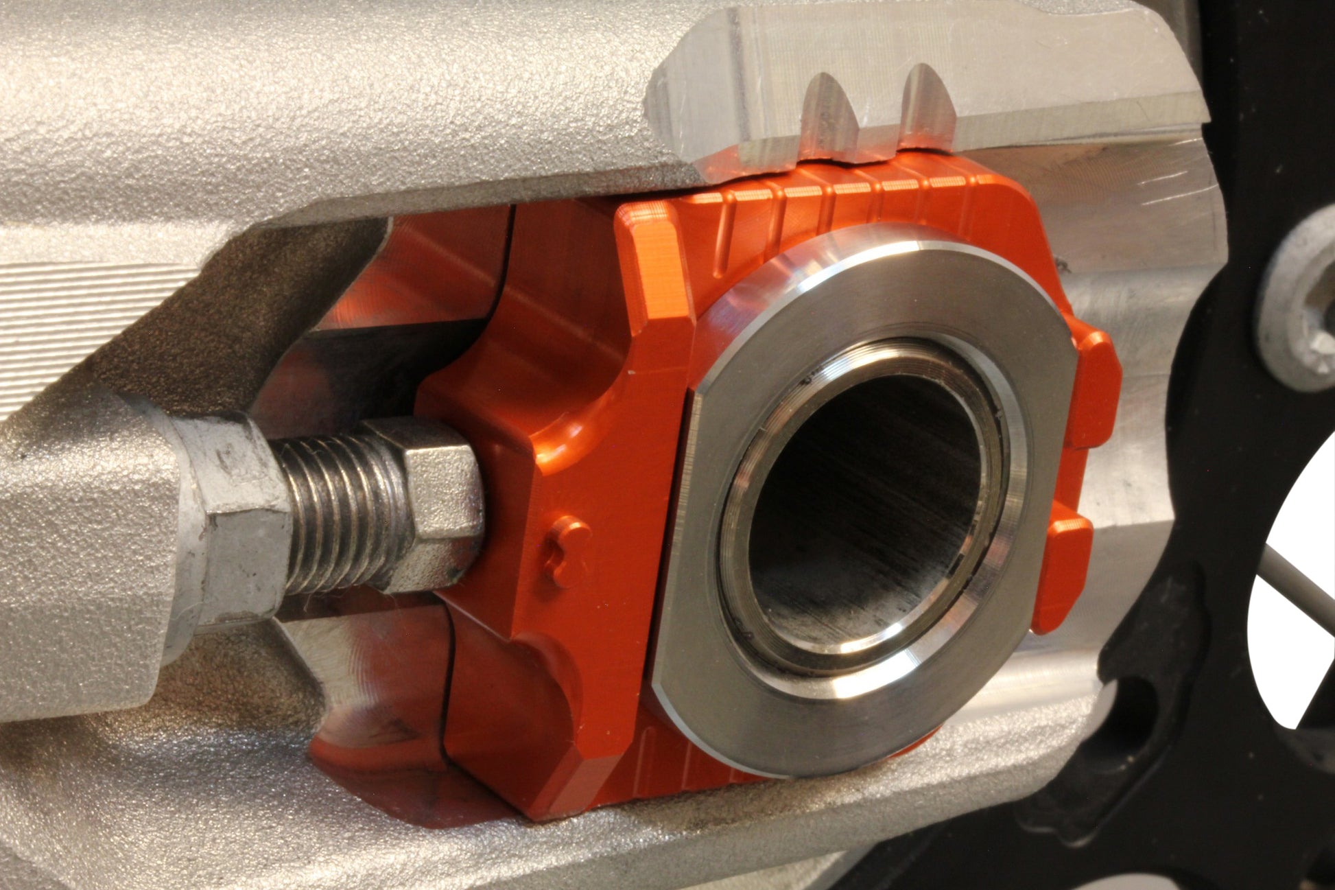 WORKS Elite Axle Block Kit for KTM and Husqvarna Off-Road Models - Part Number 17-263
