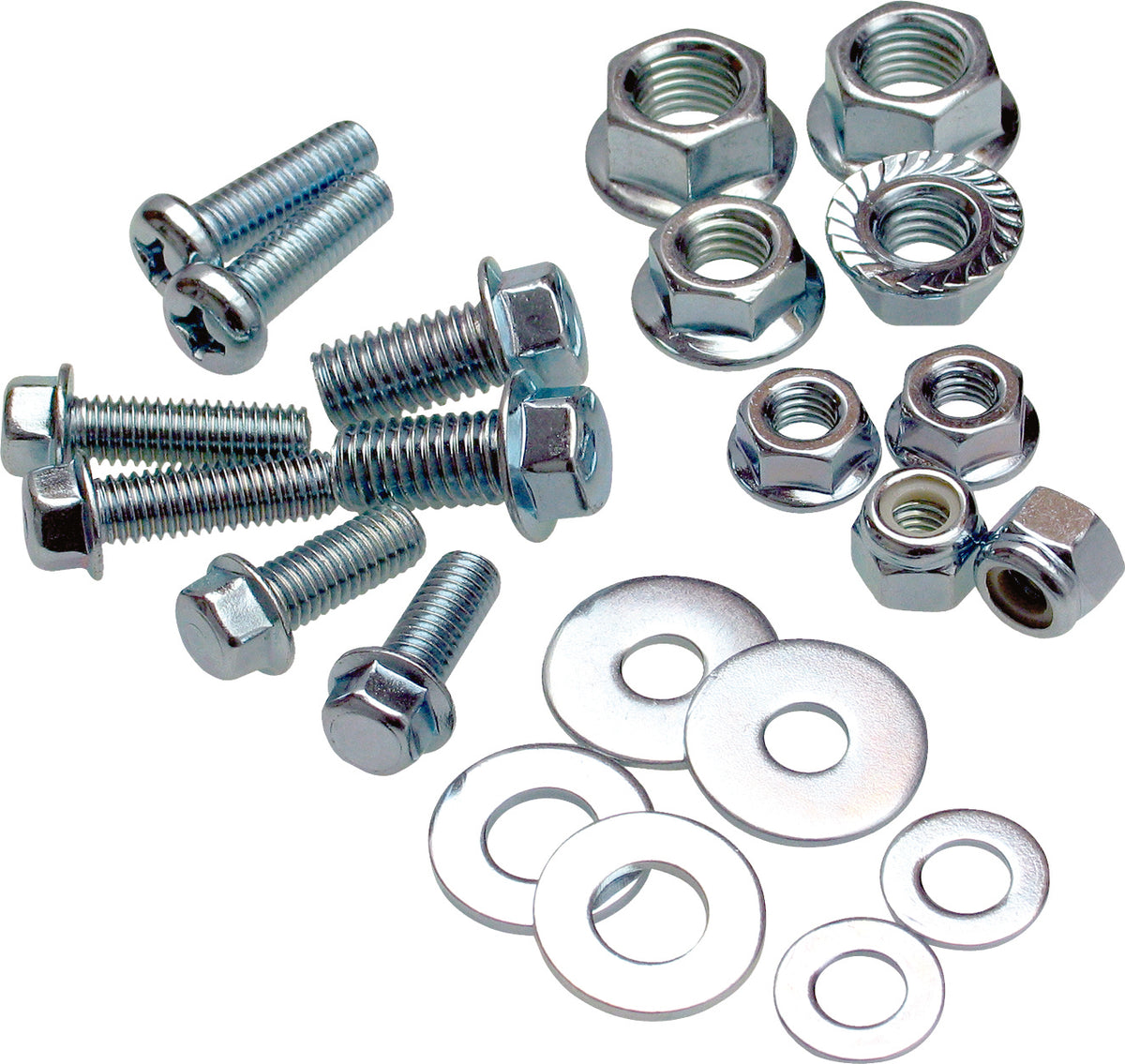 Motion Pro Mini Hardware Kit Zinc Finish – 22-Piece Off-Road and MX Repair Fastener Set