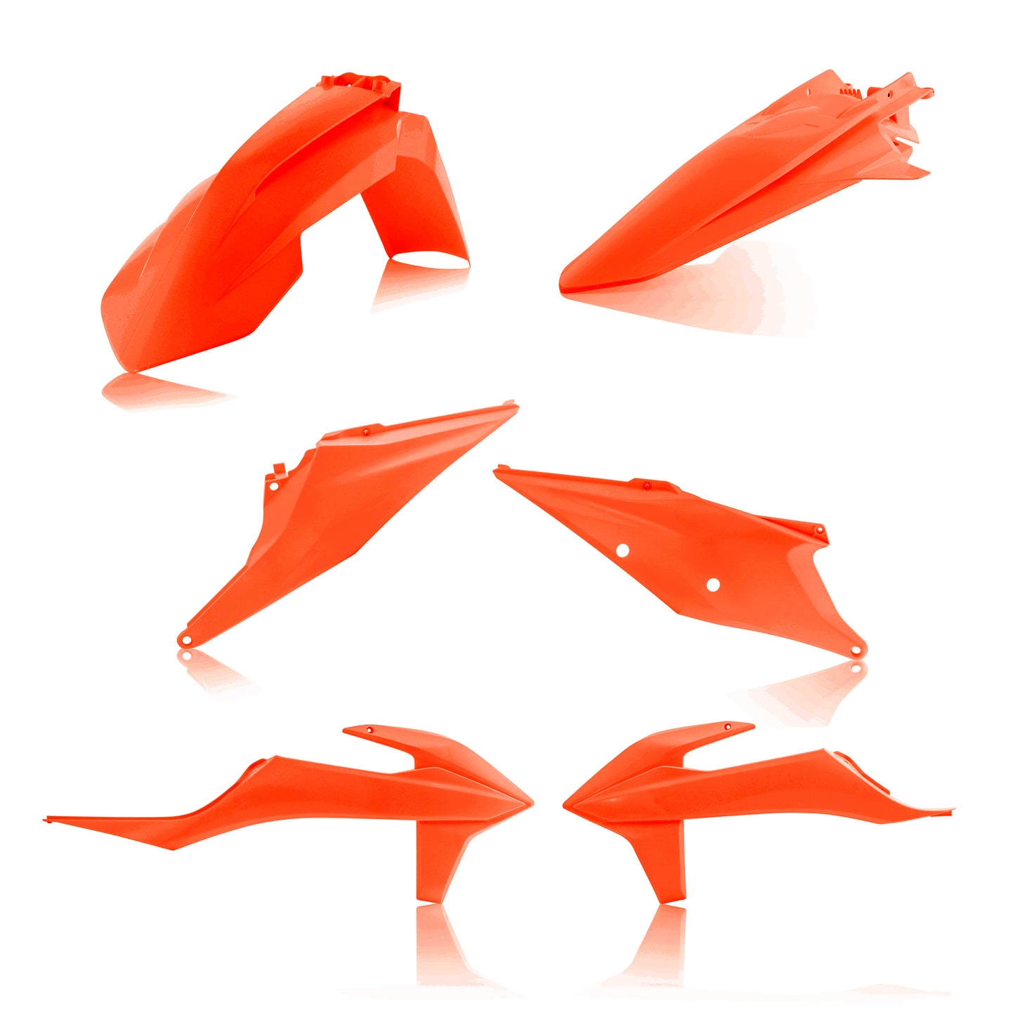 ACERBIS Plastic Kit Orange for 2019 KTM Offroad Models – Complete Body Replacement
