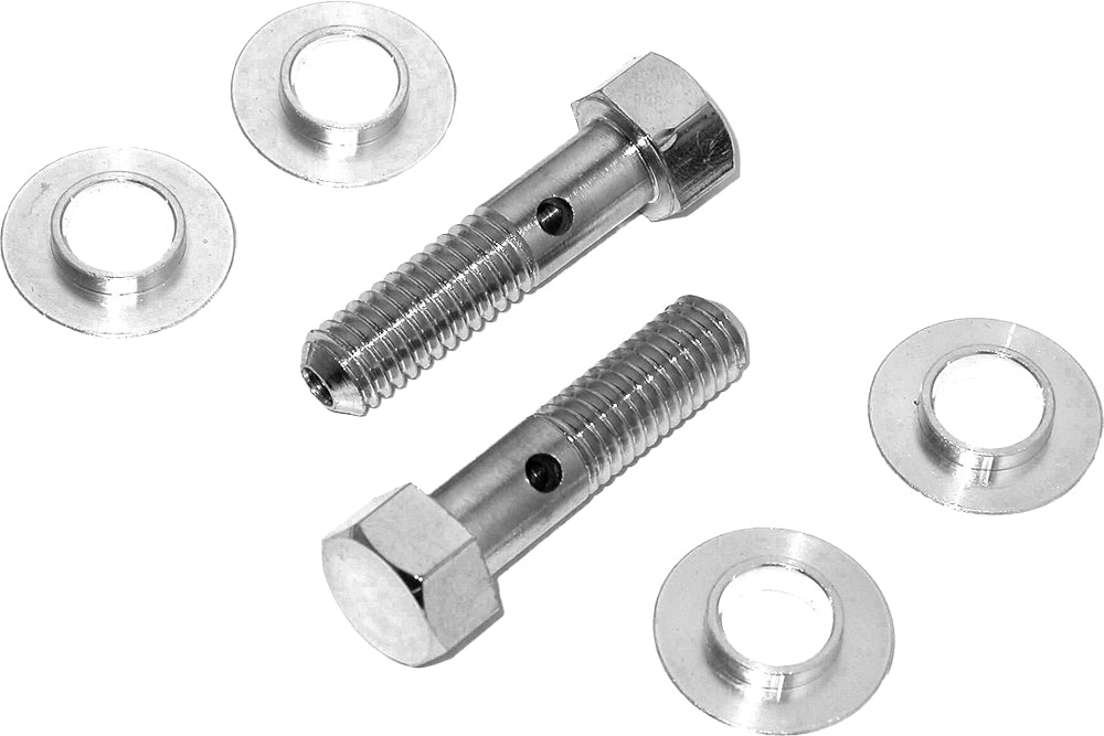 HardDrive Breather Bolts Chrome Pair for Twin Cam - Model Compatibility Included