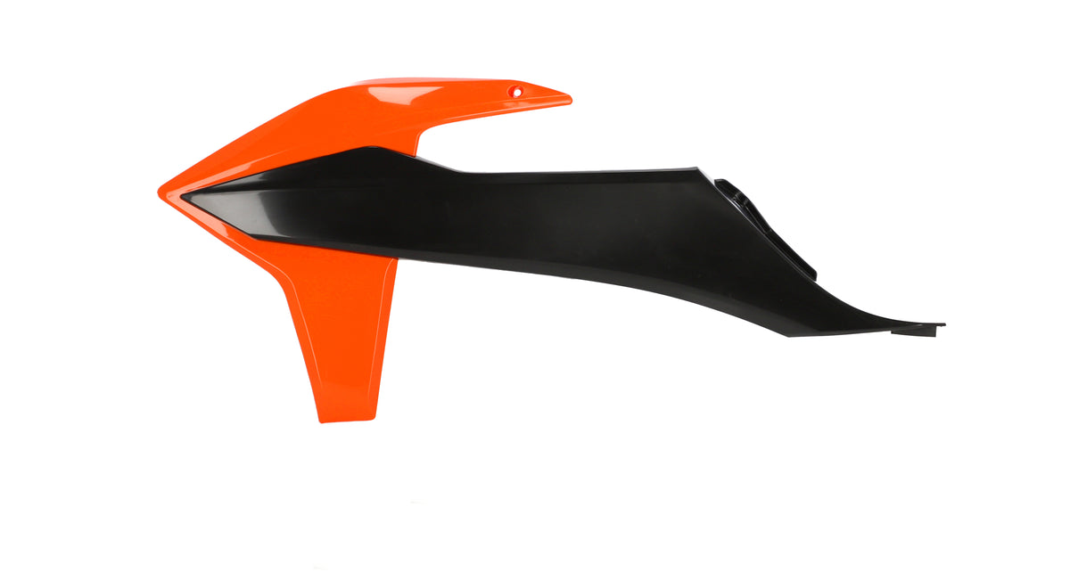 ACERBIS Radiator Shroud for KTM 2019 Models in Orange/Black