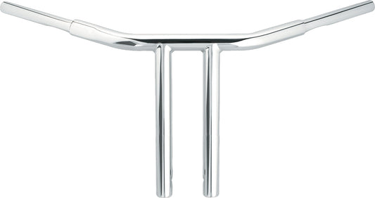 WILD 1 Chubby 12-inch Psycho Drag Bar Chrome for Harley-Davidson V-Twin Models