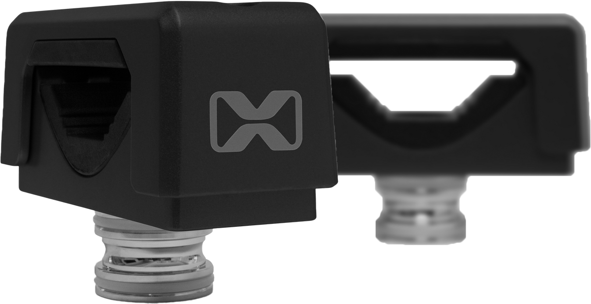 ECOXGEAR Tower Speaker 1.0" to 1.5" Square Tube Black - ATV/UTV Audio Accessory