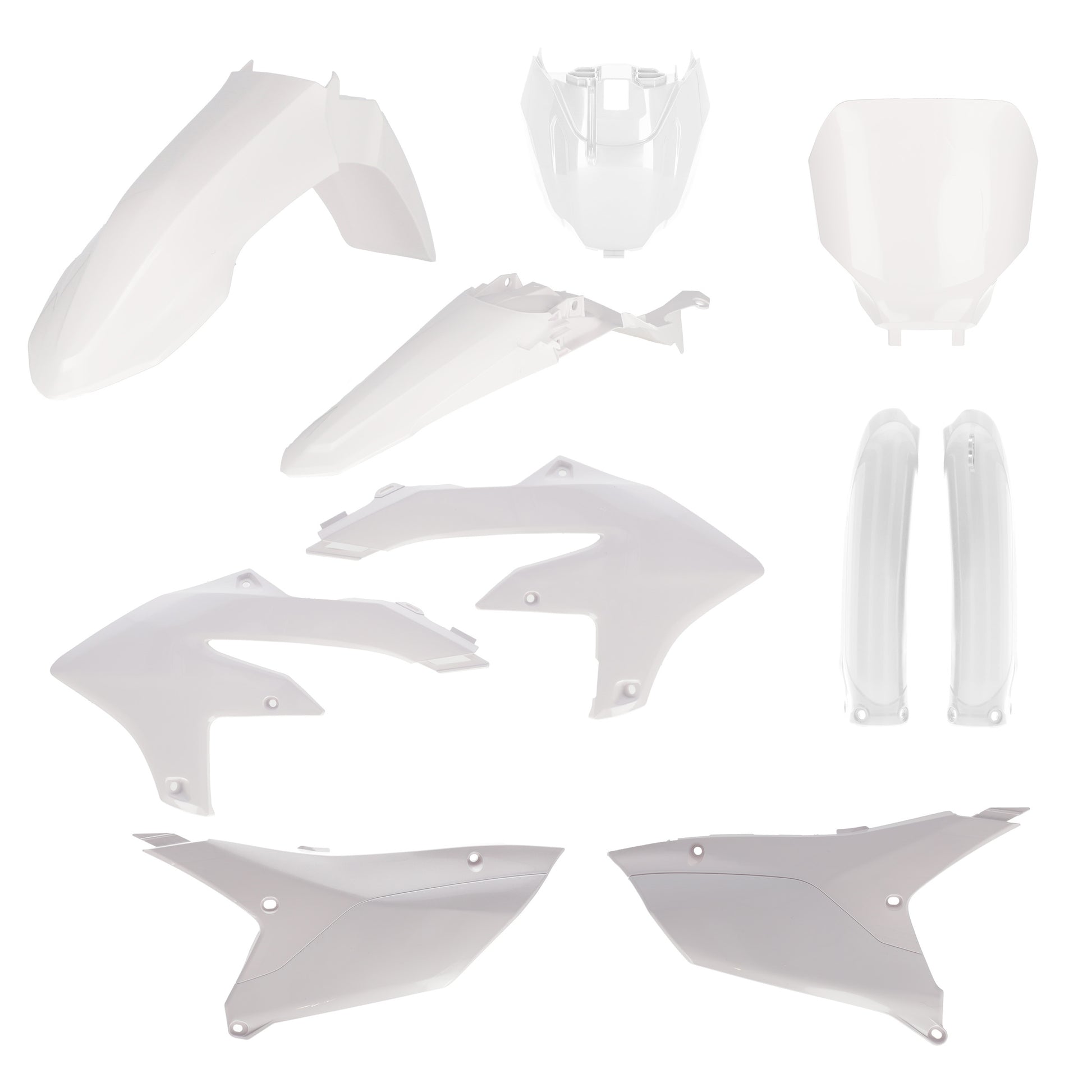 ACERBIS Full Plastic Kit in White for Yamaha YZ Models 2023-2024