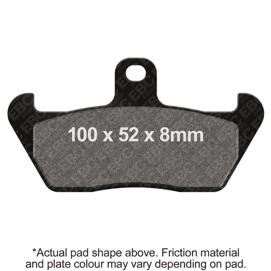 EBC FA163 Brake Pads for Street Vehicles - Reliable Performance