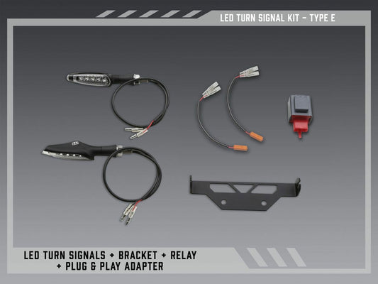 Yoshimura Fe V2 Standard LED Turn Signal Kit with Fender Eliminator - Part Number 075BG-STD-E-K