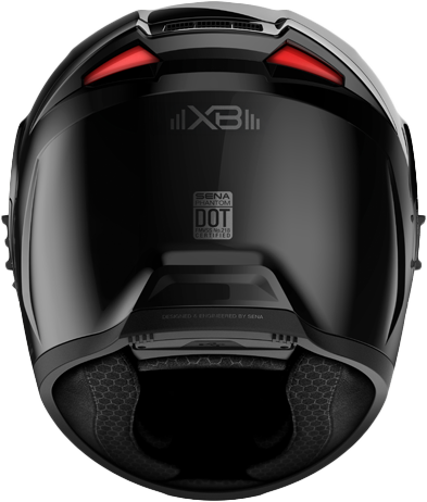 SENA Phantom XB Full-Face Helmet 2X-Large Matte Black with Bluetooth and Safety Features