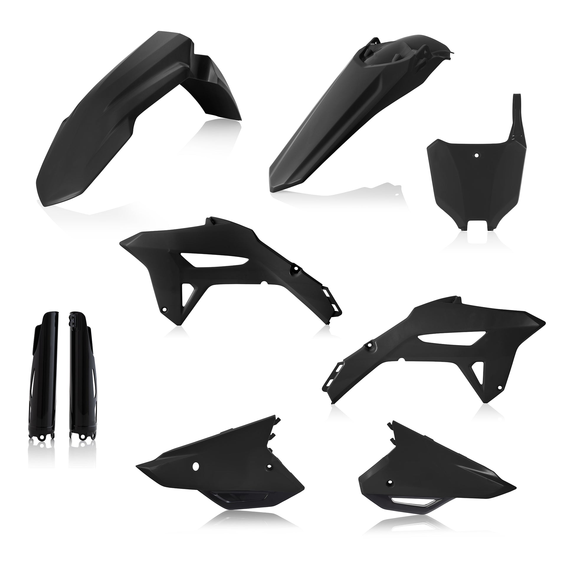 ACERBIS Plastic Kit Full Hon Black for Honda CRF Models (Part #2858920001)
