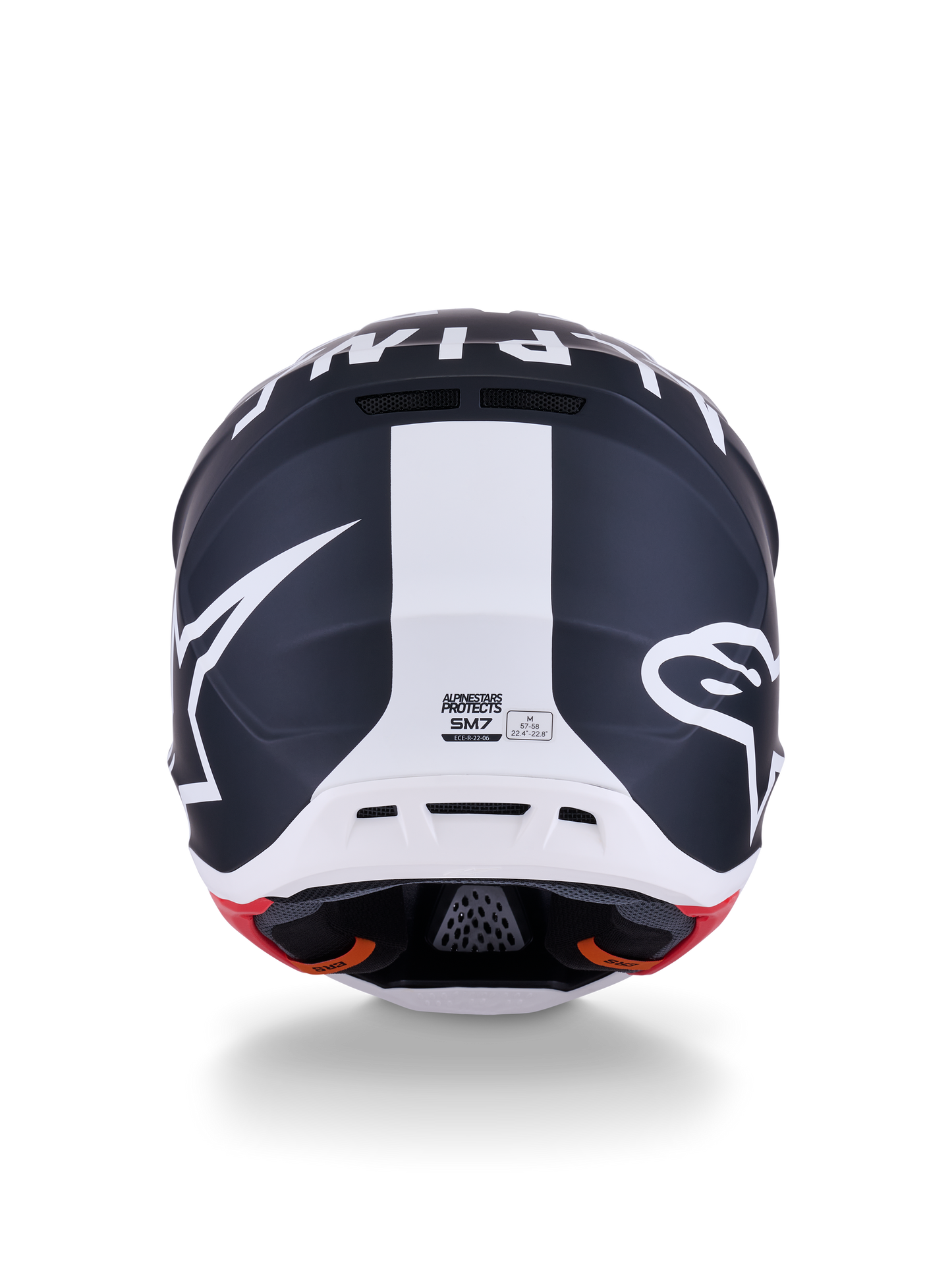 Alpinestars SM7 Dasher Helmet in Black and White Matte (XS)