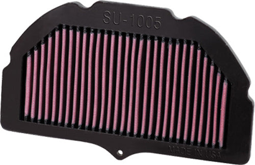 K&N SU-1005 High-Performance Air Filter for Suzuki GSX-R1000 (2005-2008)