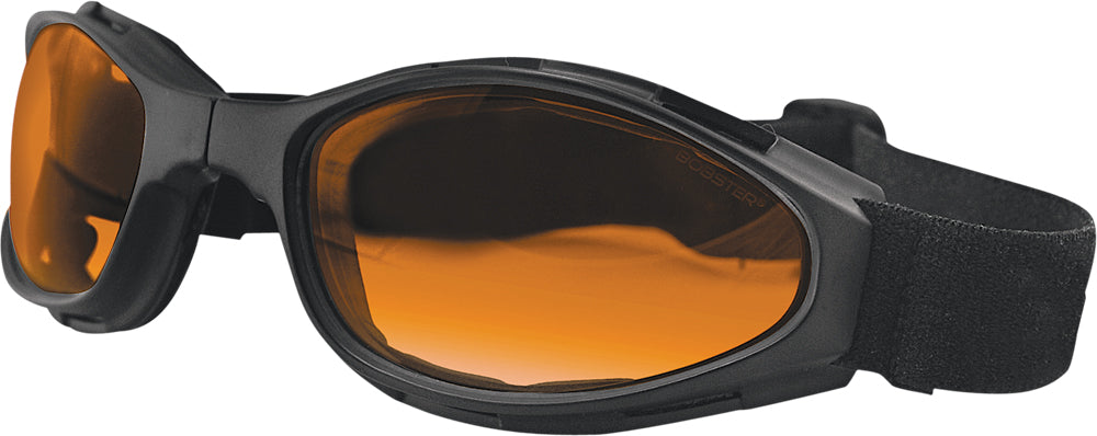 Bobster Crossfire Sunglasses Amber with Anti-Fog Lenses and Compact Storage Pouch