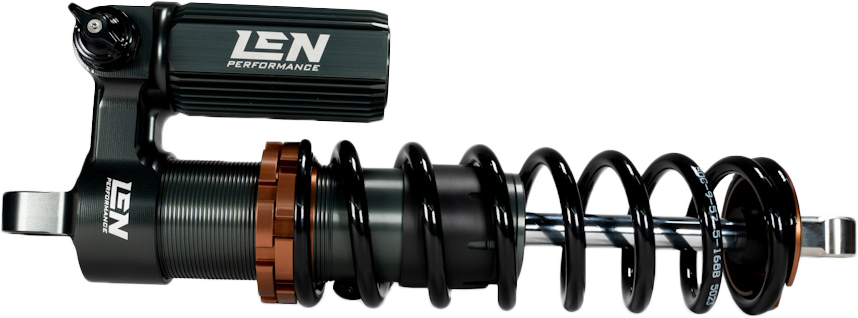 LEN Performance Front Track Shock S/D for Ski-Doo MX Z Models - Durable Snow Suspension Component