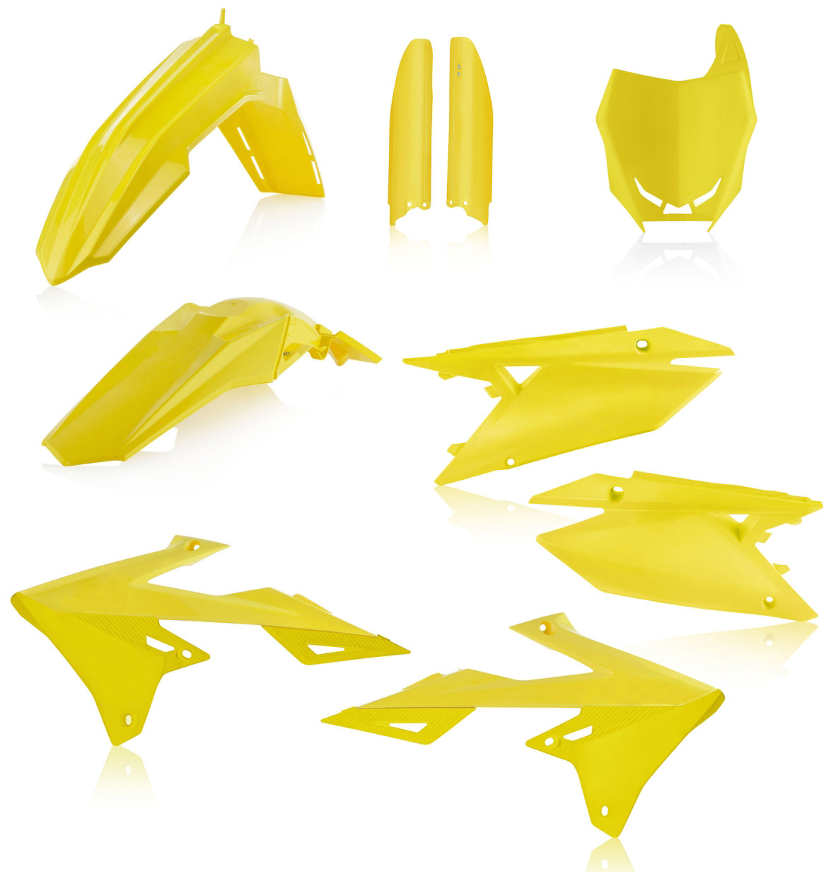 ACERBIS Full Plastic Kit in Yellow for Suzuki RM-Z Models (2018-2023)