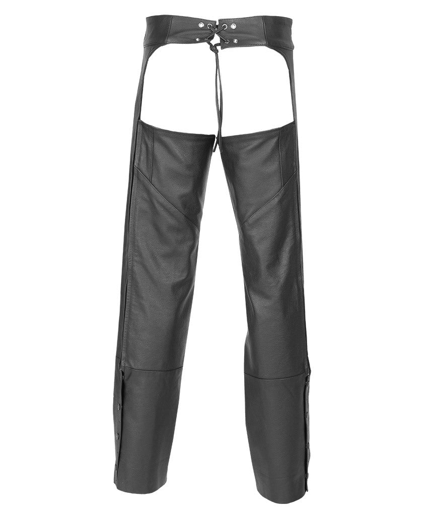 Highway 21 Maverick Black Leather Chaps – Large