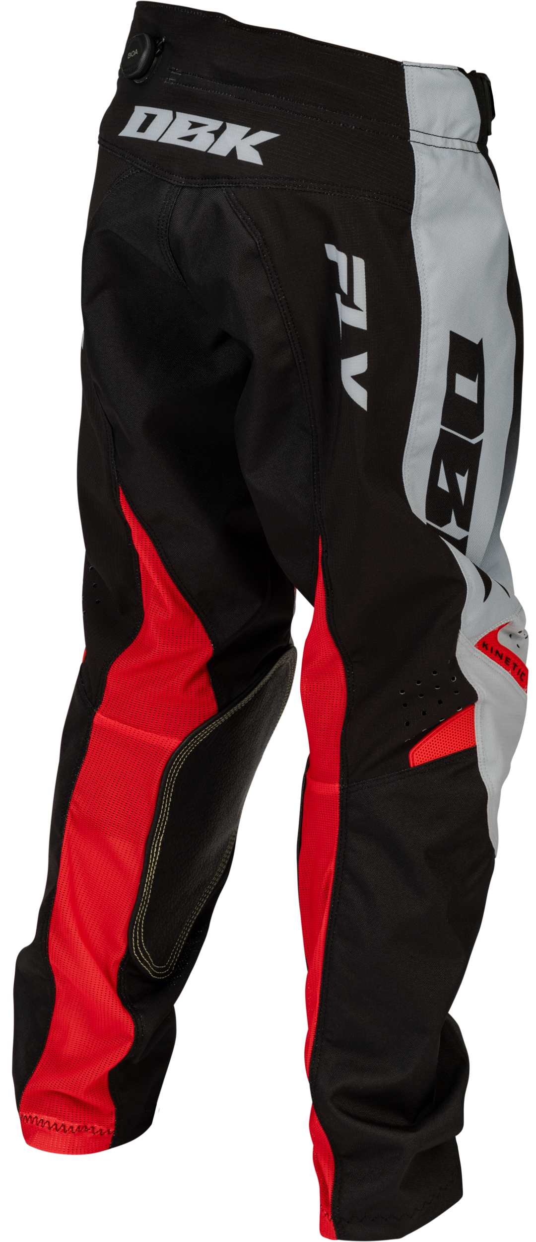 Fly Racing Youth Kinetic Dbk Offroad Pants Size 24 in Green, Black & Red