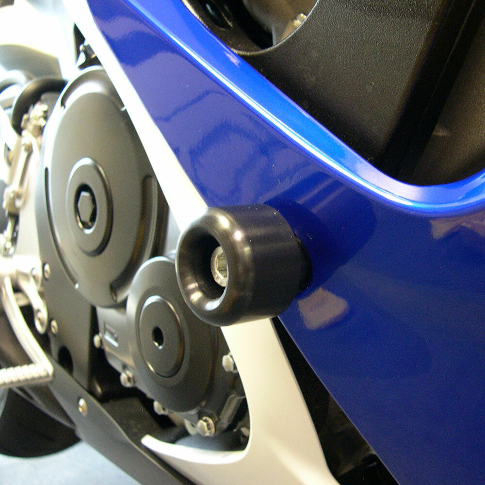 Shogun Motorsports Black Frame Sliders for Suzuki GSX-R600 and GSX-R750 (Part #750-5429)