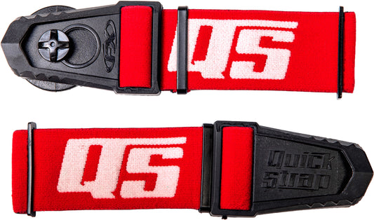 Quick Straps Red - Easy-to-Use Eyewear Strap for Goggles by QUICK STRAP Part QS-15