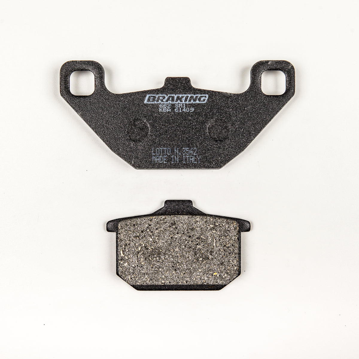 BRAKING Part Number 662SM1 Semi Metallic Brake Pad Set for Kawasaki Ninja 250R & Vulcan 500 Ltd