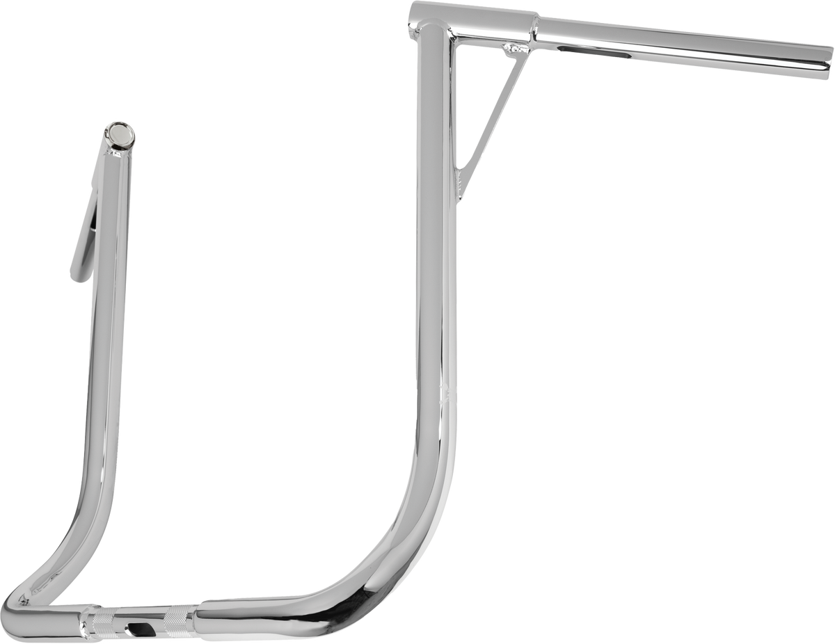 BURLY BRAND Louie Bagger 8 inch Chrome Handlebar with 1.25 inch Diameter - Part B12-7007C