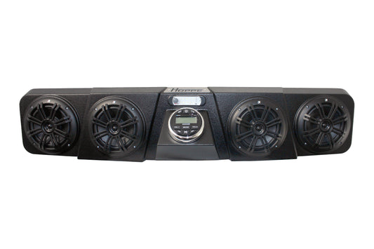 HOPPE HPEL-0077 Marine Audio System for Can-Am Defender – 6-Inch Speakers with Bluetooth and LED Lighting