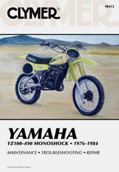 Clymer Repair Manual for Yamaha YZ100 and YZ490 Models - Part CM413