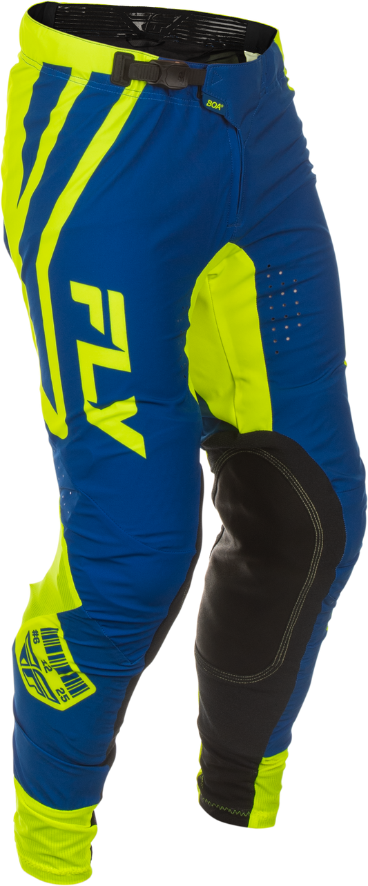 Fly Racing Lite Lancer Offroad Pants Men’s US 32 Navy and Hi-Vis Yellow