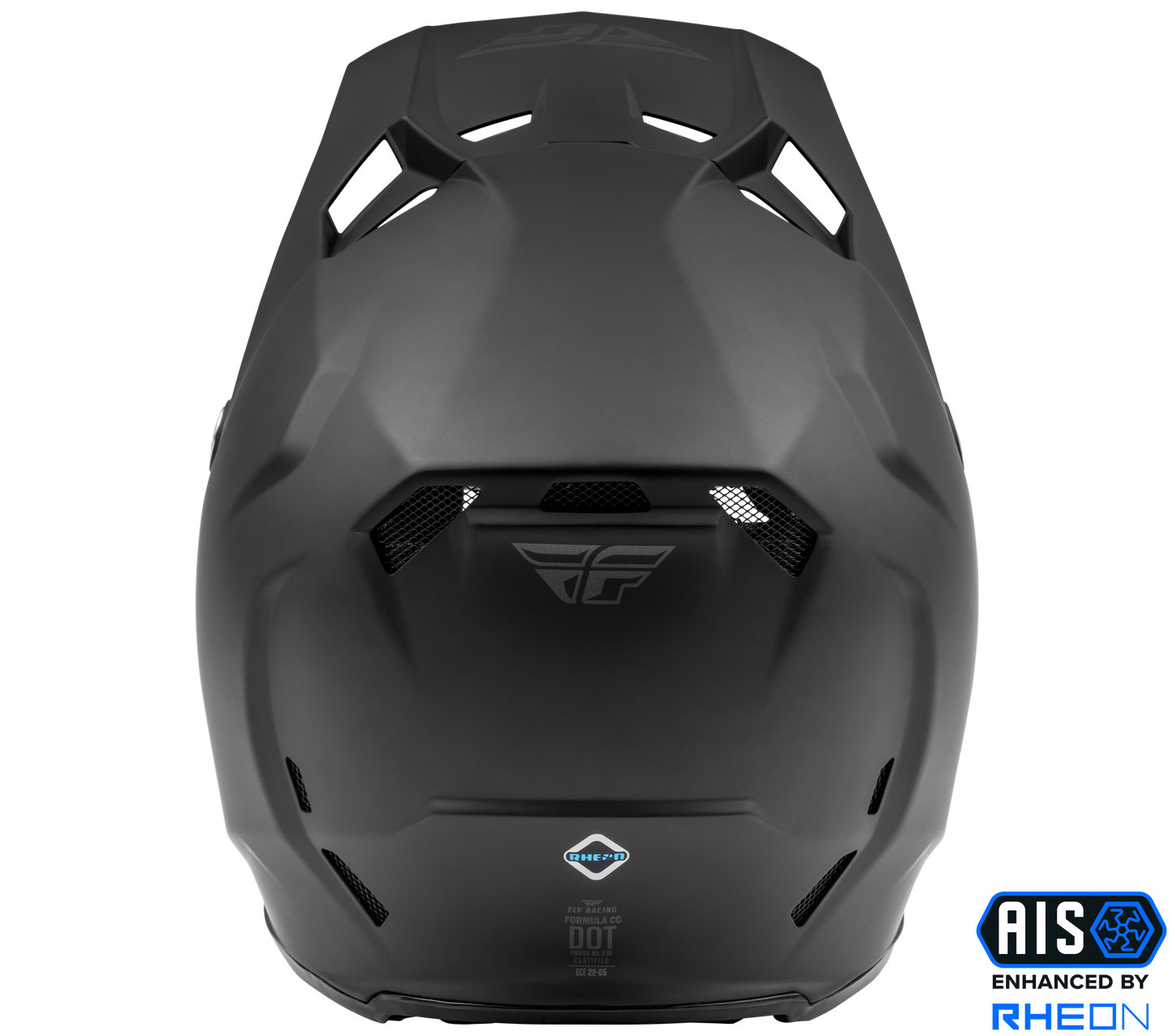 Fly Racing Formula CC Solid Helmet Matte Black Large